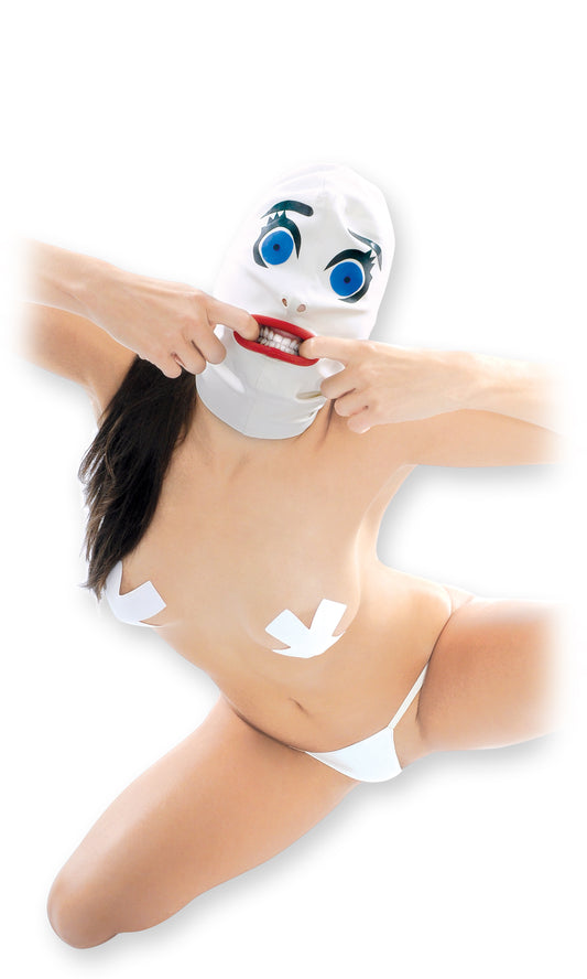 Fetish Fantasy Extreme Scared Straight Latex Hood - Bondage Hoods