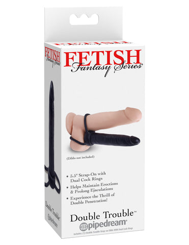 Fetish Fantasy Double Trouble Strap-On Dildo - Strap On Sextoys