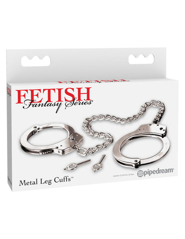 Fetish Fantasy Series BDSM Play Metal Leg Cuffs - Cuffs and Restraints