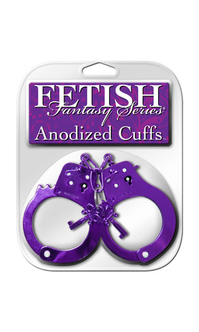 Fetish Fantasy Anodized BDSM Play Handcuffs - Steel Sex Toys