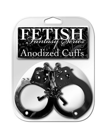 Fetish Fantasy Anodized BDSM Play Handcuffs - Steel Sex Toys