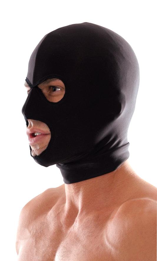 Fetish Fantasy Spandex 3 Hole Bondage Hood - Bondage Hoods