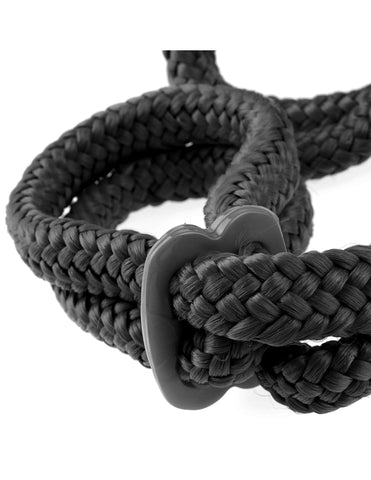Fetish Fantasy BDSM Play Silk Rope Love Cuffs - Cuffs and Restraints