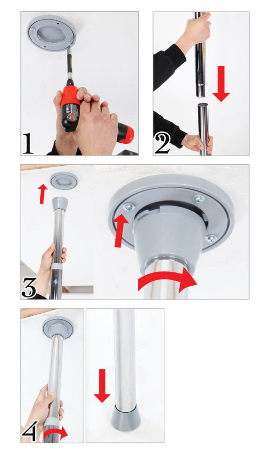 Fetish Fantasy Light Up Disco Dance BDSM Play Pole Sex Swings And Slings