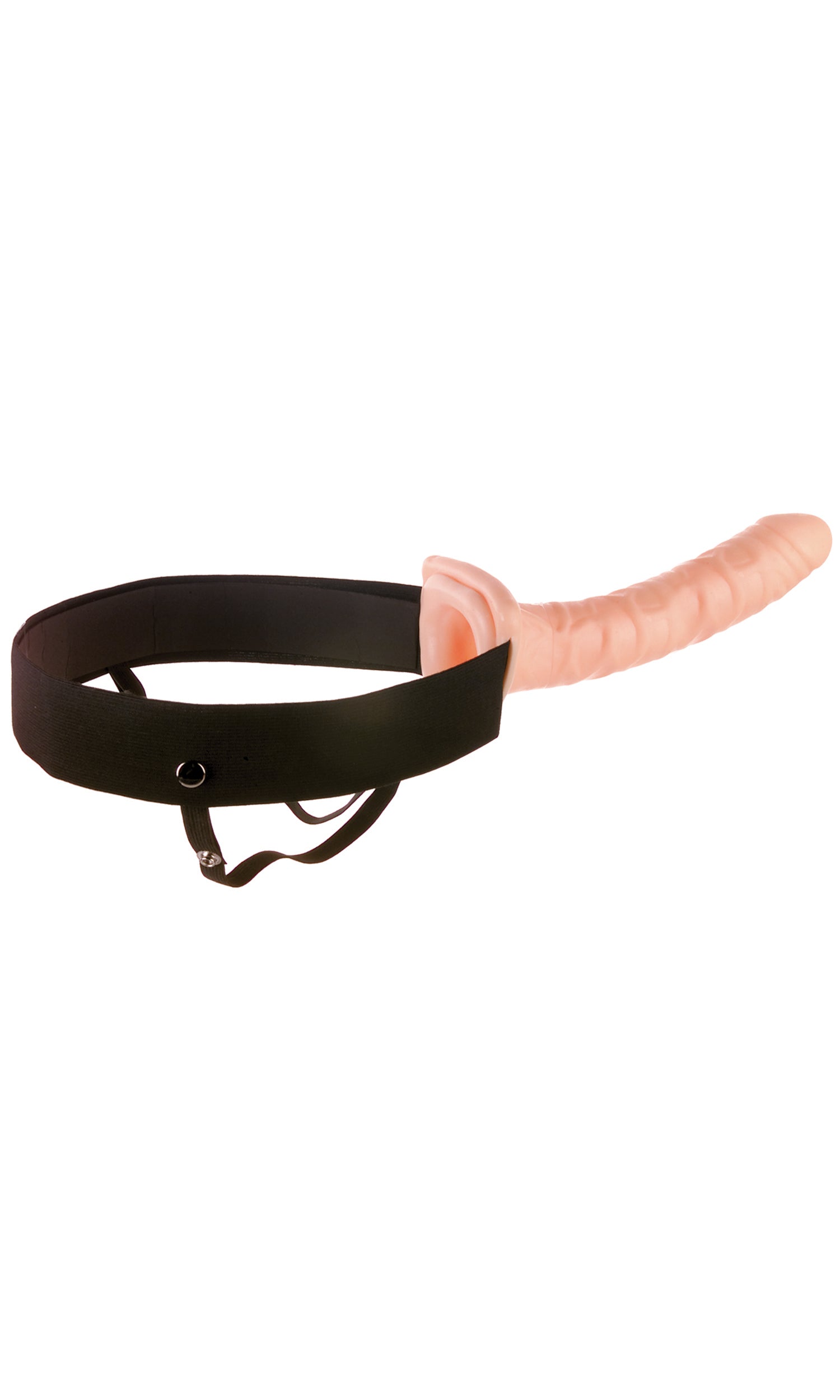 Fetish Fantasy 10 Inch Flesh Hollow Strap-On Dildo Realistic Dildos