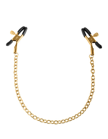 Fetish Fantasy Gold Chain Womens Nipple Clamps - Nipple and Clit Clamps