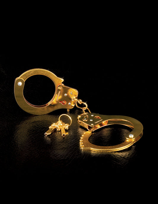 Fetish Fantasy Gold Metal Bondage Cuffs Gold - Cuffs and Restraints