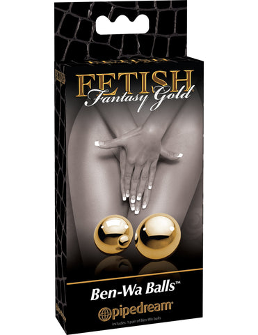 Fetish Fantasy Gold Ben-Wa Balls Kegel Massager - Personal Massagers