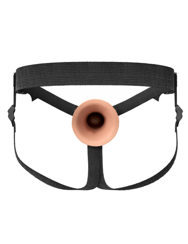 Fantasy X-Tensions 8 Inch Dual Density Hollow Strap-on Dildo - Strap On Sextoys