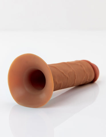 Fantasy X-Tensions 8 Inch Dual Density Hollow Strap-on Dildo - Strap On Sextoys