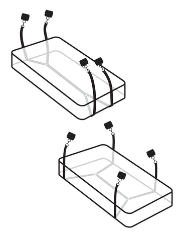 Fetish Fantasy Wraparound Mattress Bondage Restraints - Cuffs and Restraints