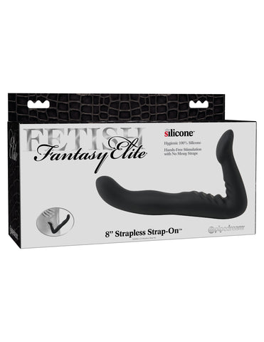 Fetish Fantasy Elite 8 Inch Strapless Strap On Black - Strap On Sextoys