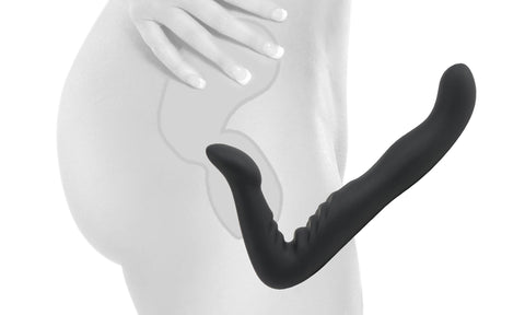 Fetish Fantasy Elite 8 Inch Strapless Strap On Black - Strap On Sextoys
