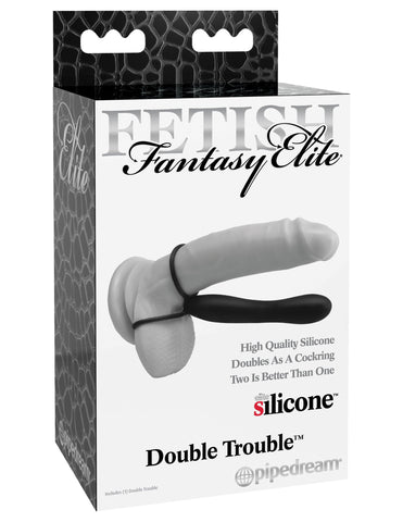Fetish Fantasy Elite Double Trouble Silicone Dildo - Strap On Sextoys