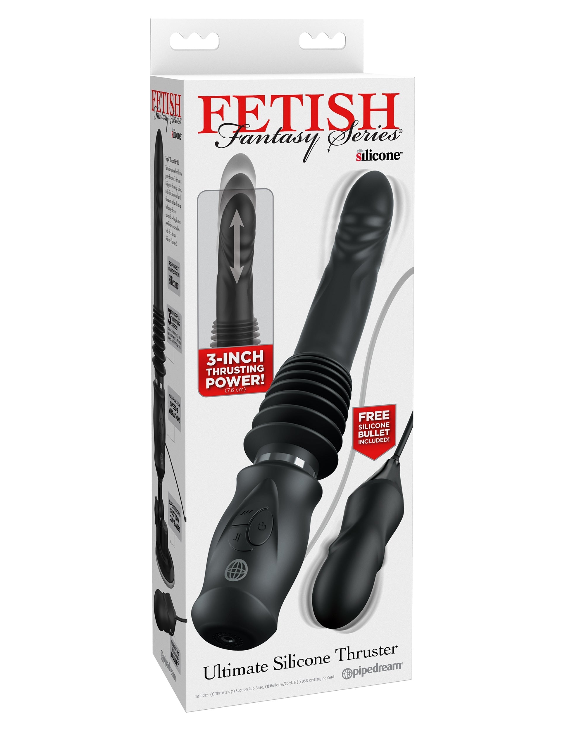 Fetish Fantasy Series Ultimate Silicone Thruster Dildo Vibrating Dildos