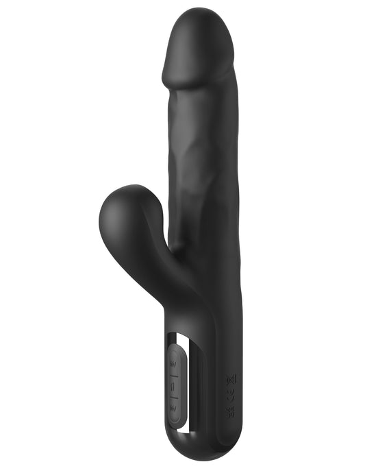 Fetish Fantasy Series Sonix Silicone Thruster Rabbit Vibe Black Rabbit Vibrators