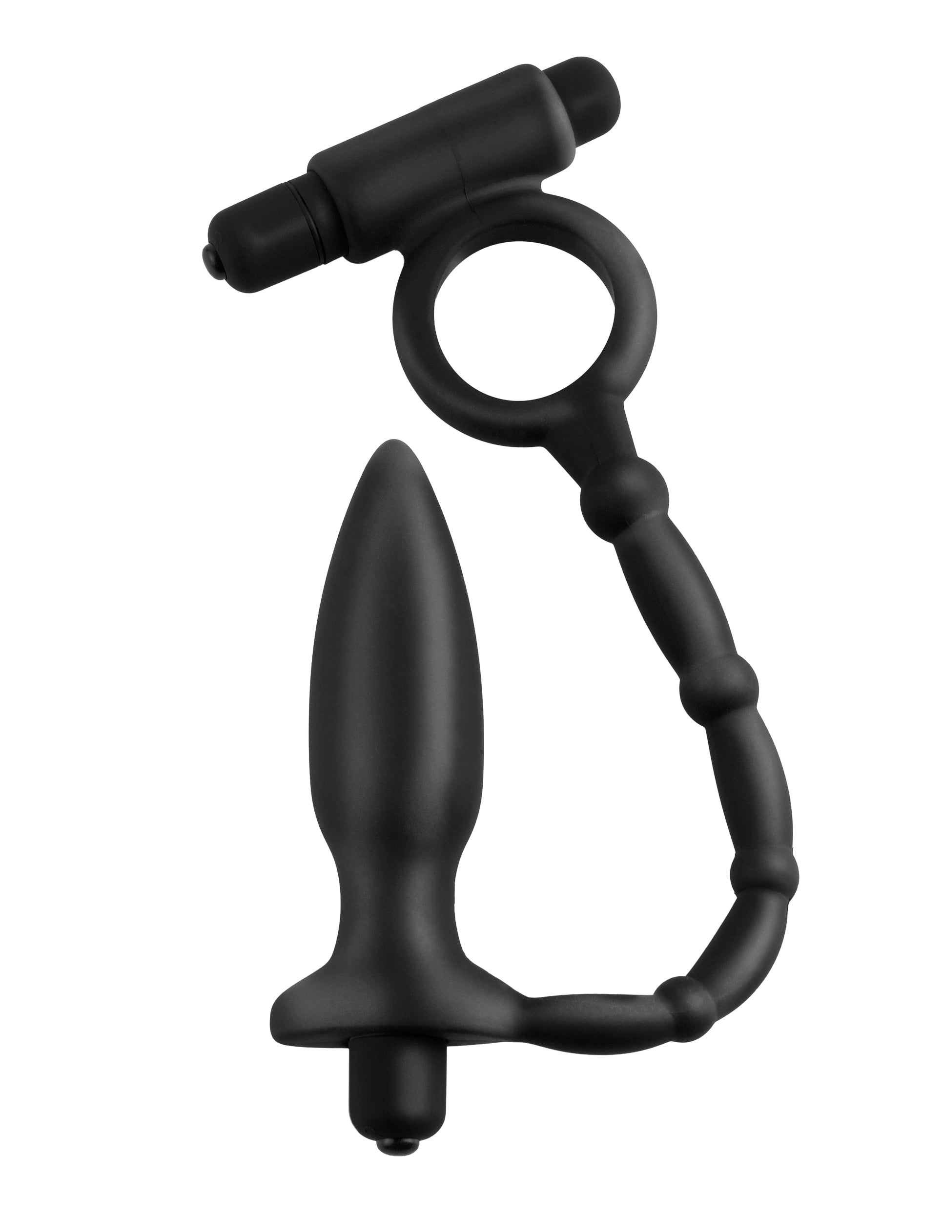 Anal Fantasy Collection Ass-Kicker With Cock Ring Butt Plugs