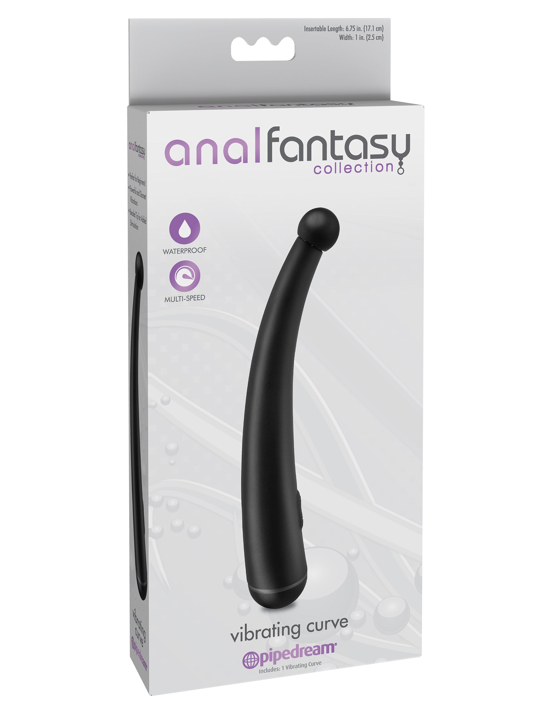 Anal Fantasy Collection Vibrating Curve Prostate Massager Prostate Toys