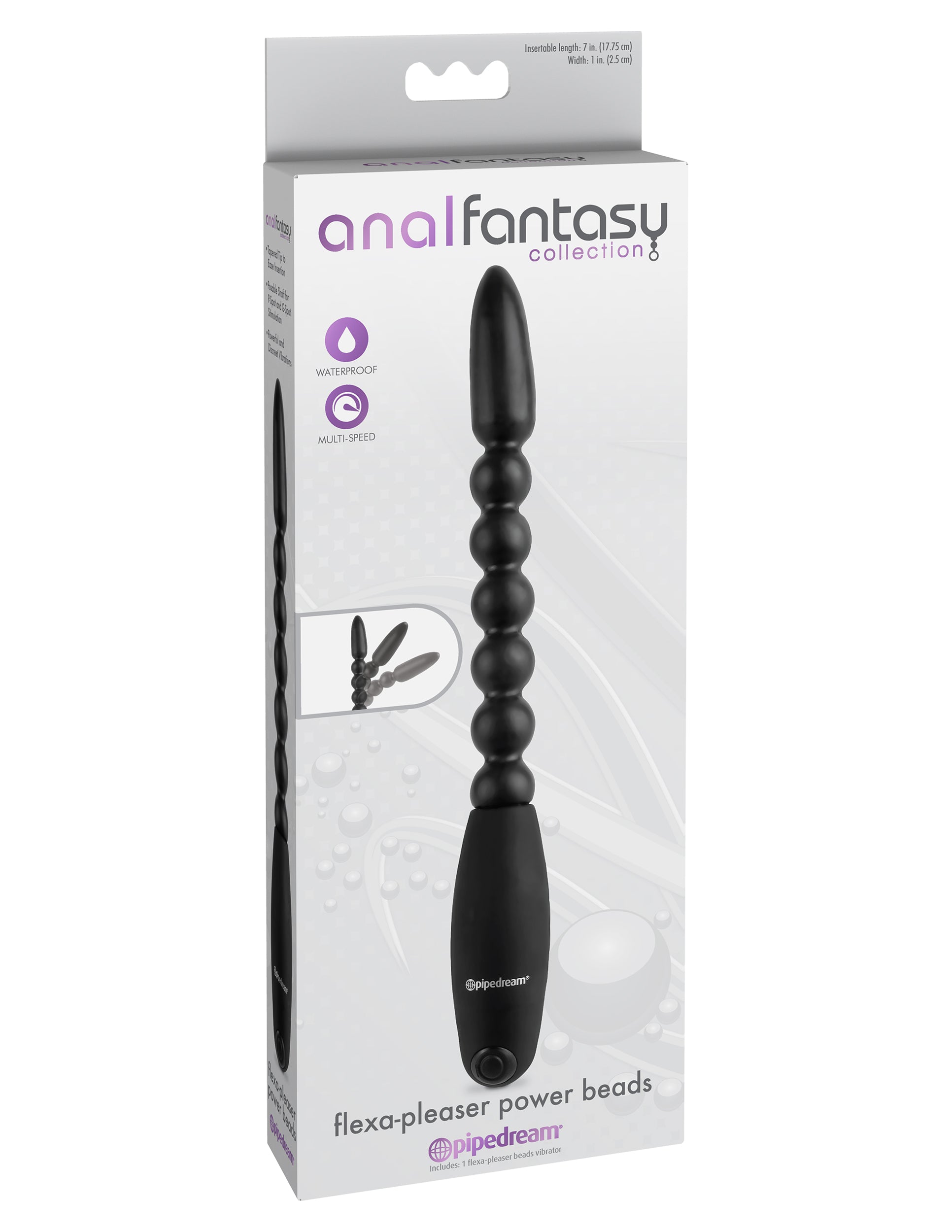 Anal Fantasy Collection Flexa Pleaser Power Anal Beads Anal Vibrators