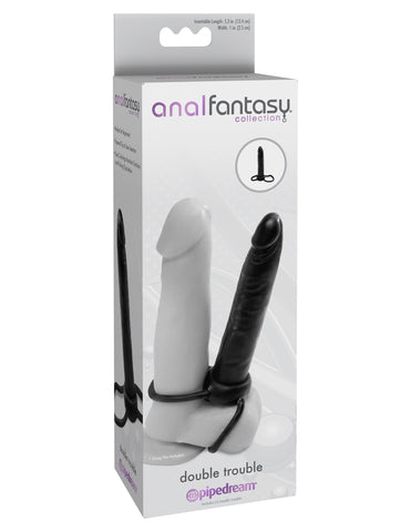 Anal Fantasy Collection Double Trouble Realistic Dildo - Realistic Dildos
