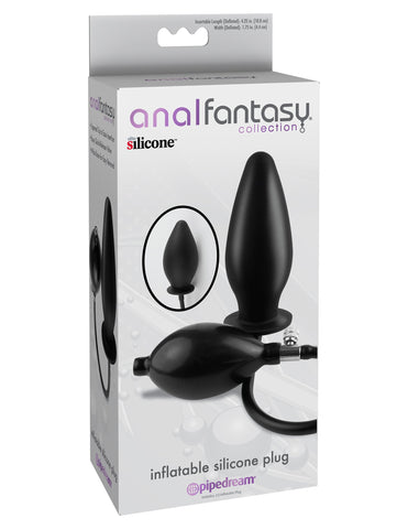 Anal Fantasy Collection Inflatable Silicone Butt Plug - Inflatable Dildos and Vibrators