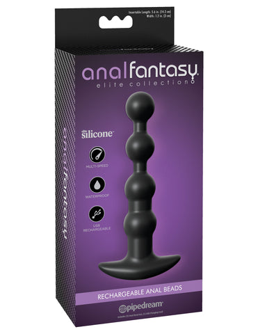 Anal Fantasy Elite Collection Rechargeable Anal Beads - Anal Beads and Balls