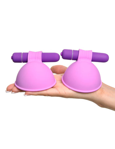 Fantasy For Her Vibrating Breast Suck-Hers Clamps - Nipple and Clit Clamps