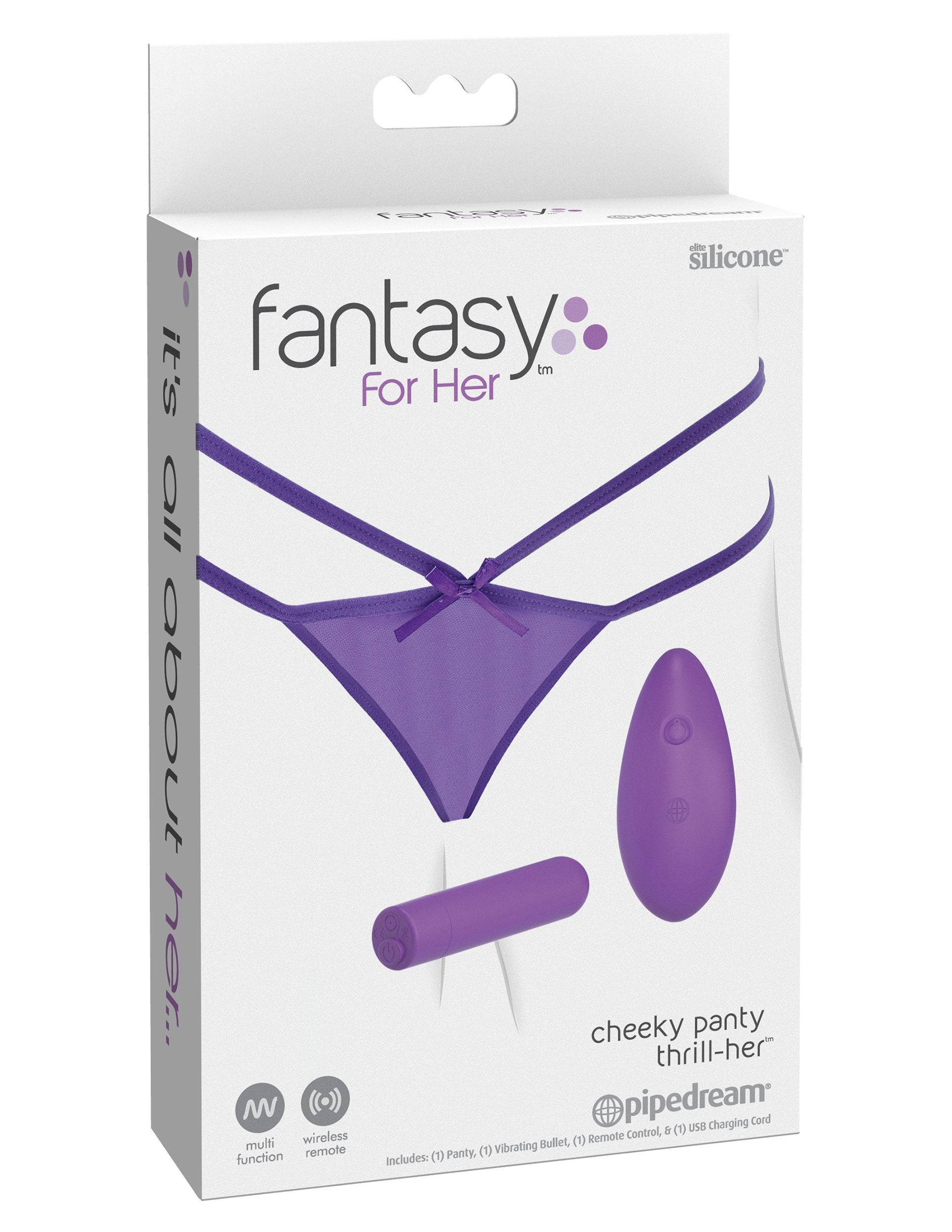 Pipedream Fantasy For Her Petite Panty Thrill-Her Massager Strap On Sextoys