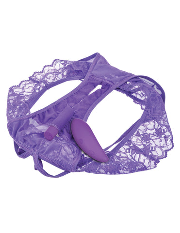 Fantasy for Her Crotchless Panty Thrill-Her Vibrator - Remote Control Vibrators