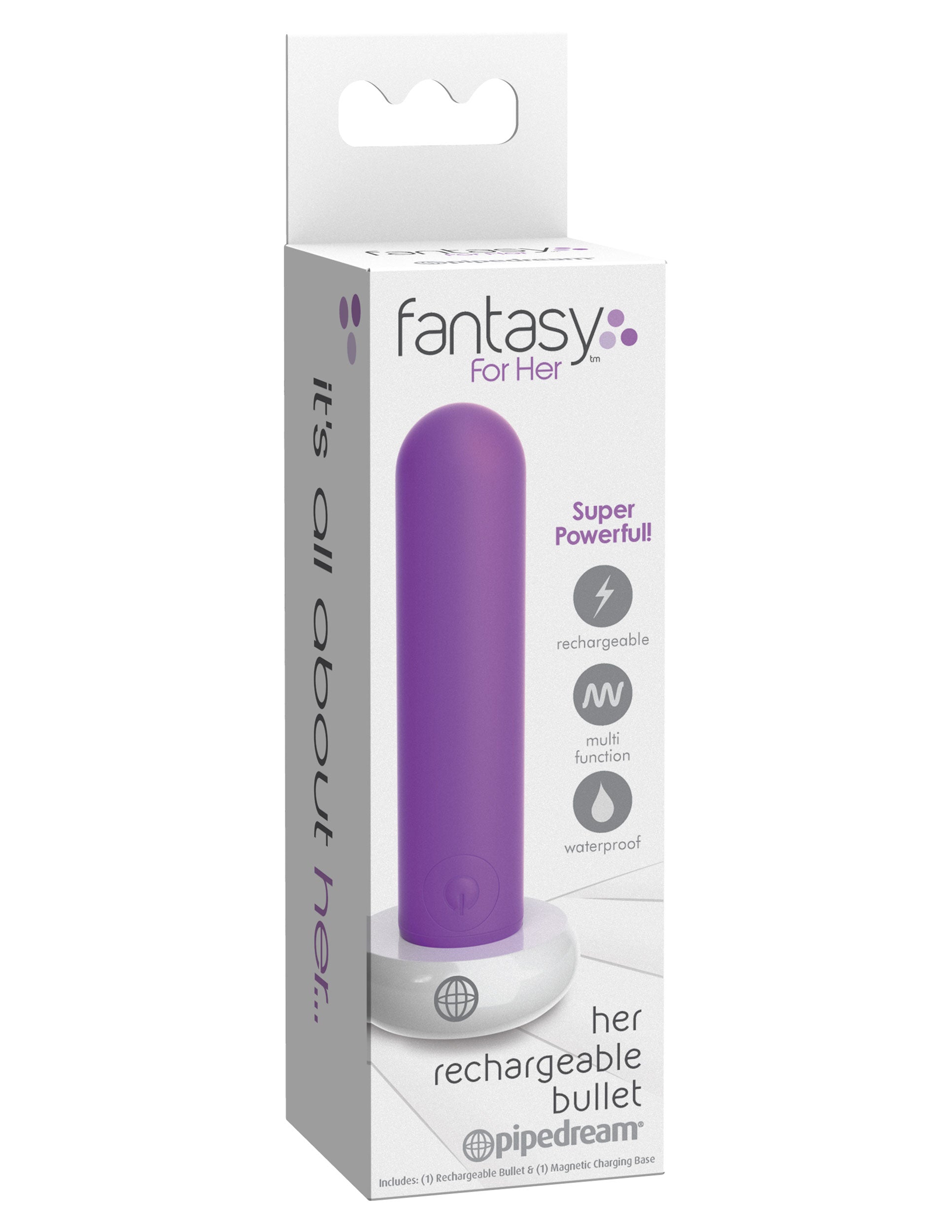 Pipedream Fantasy For Her Rechargable Bullet Massager Bullet Vibrators