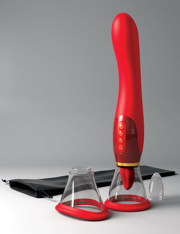Fantasy for Her Ultimate Pleasure 24K Gold Edition Vibrator - Clit Ticklers and Pulsators