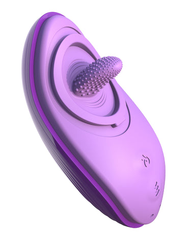 Fantasy For Her Her Silicone Fun Tongue Clitoral Vibrator - Clit Ticklers and Pulsators