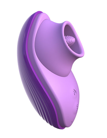 Fantasy For Her Her Silicone Fun Tongue Clitoral Vibrator - Clit Ticklers and Pulsators