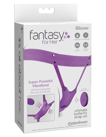 Fantasy For Her Ultimate Butterfly Strap-On Sex Toys - Strap On Sextoys