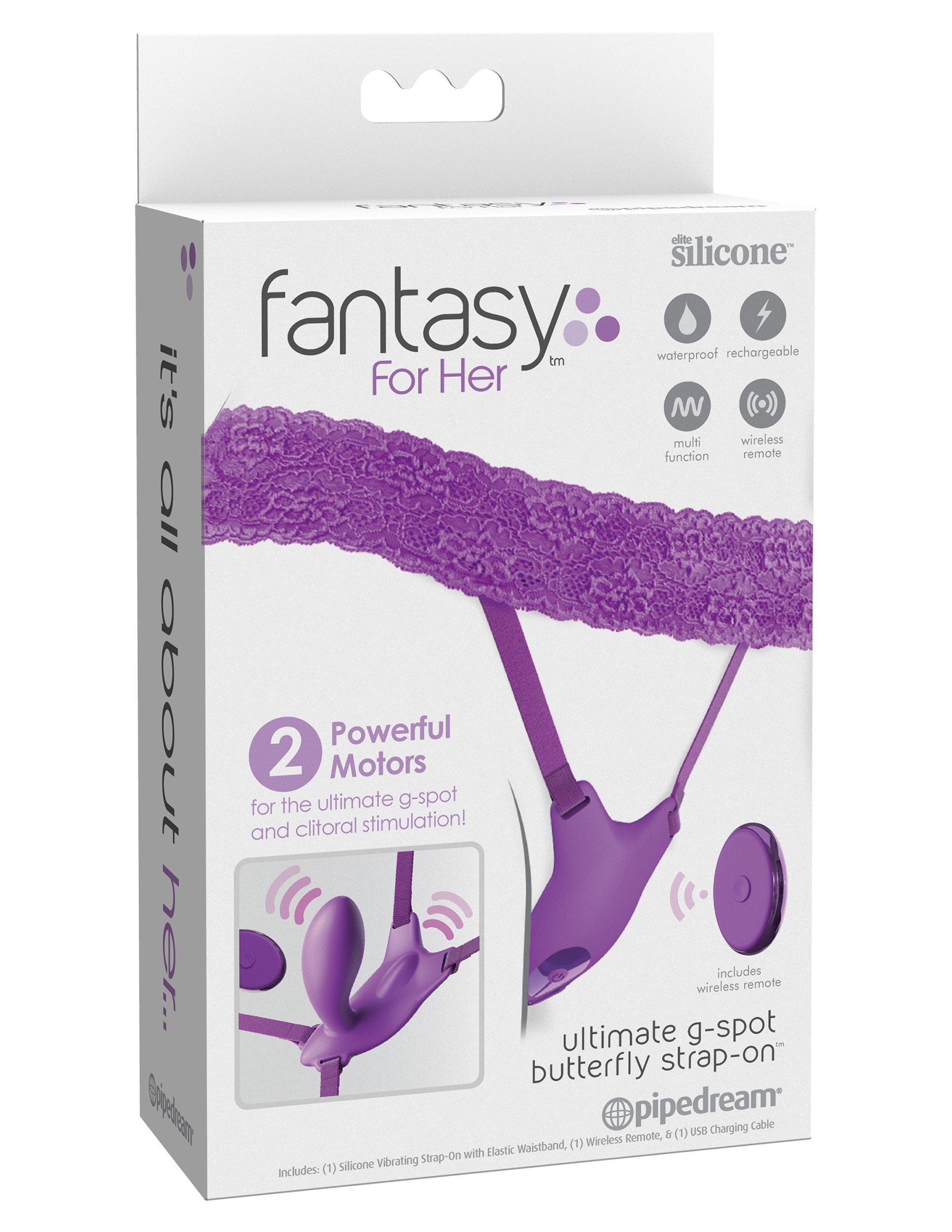 Fantasy For Her Ultimate G-Spot Butterfly Strap-On Strap On Sextoys