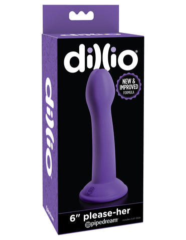 Pipedream Dillio 6 inch Please-Her Suction Cup Dildo - Realistic Dildos