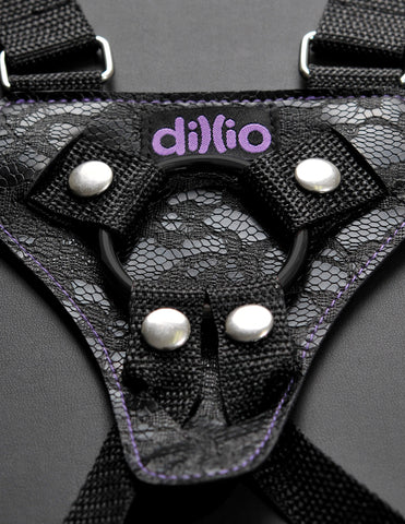 Pipedream Dillio 6 inch Strap-On Suspender Harness Set - Strap On Sextoys