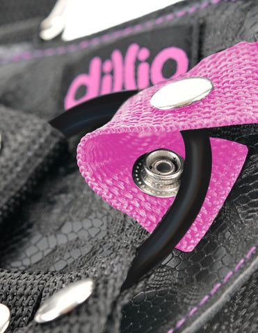 Dillio 7 Inch Strap-On Suspender Harness Set - Strap On Sextoys