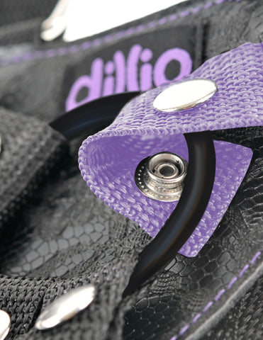 Dillio 7 Inch Strap-On Suspender Harness Set - Strap On Sextoys