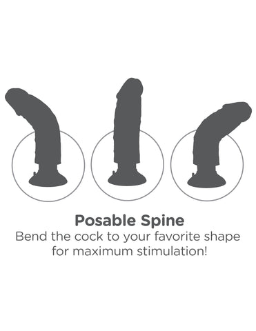 King Cock Vibrating Cock with Balls Black - Vibrating Dildos