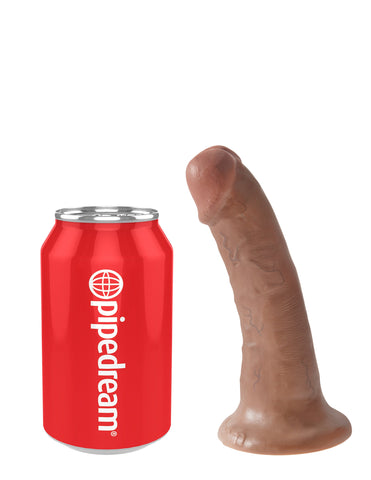 King Cock Realistic Dildo with Suction Cup Tan - Realistic Dildos