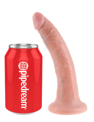 King Cock 7 Inch Realistic Dildo with Suction Cup - Realistic Dildos