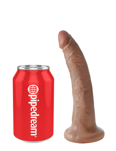King Cock Realistic Dildo with Suction Cup Tan - Realistic Dildos