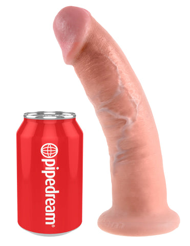 King Cock 9 Inch Realistic Dong with Suction Cup - Realistic Dildos