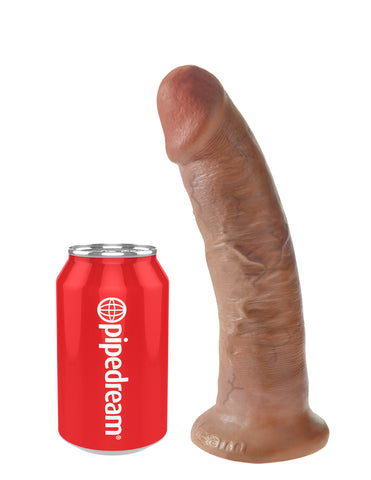 King Cock Realistic Dildo with Suction Cup Tan - Realistic Dildos