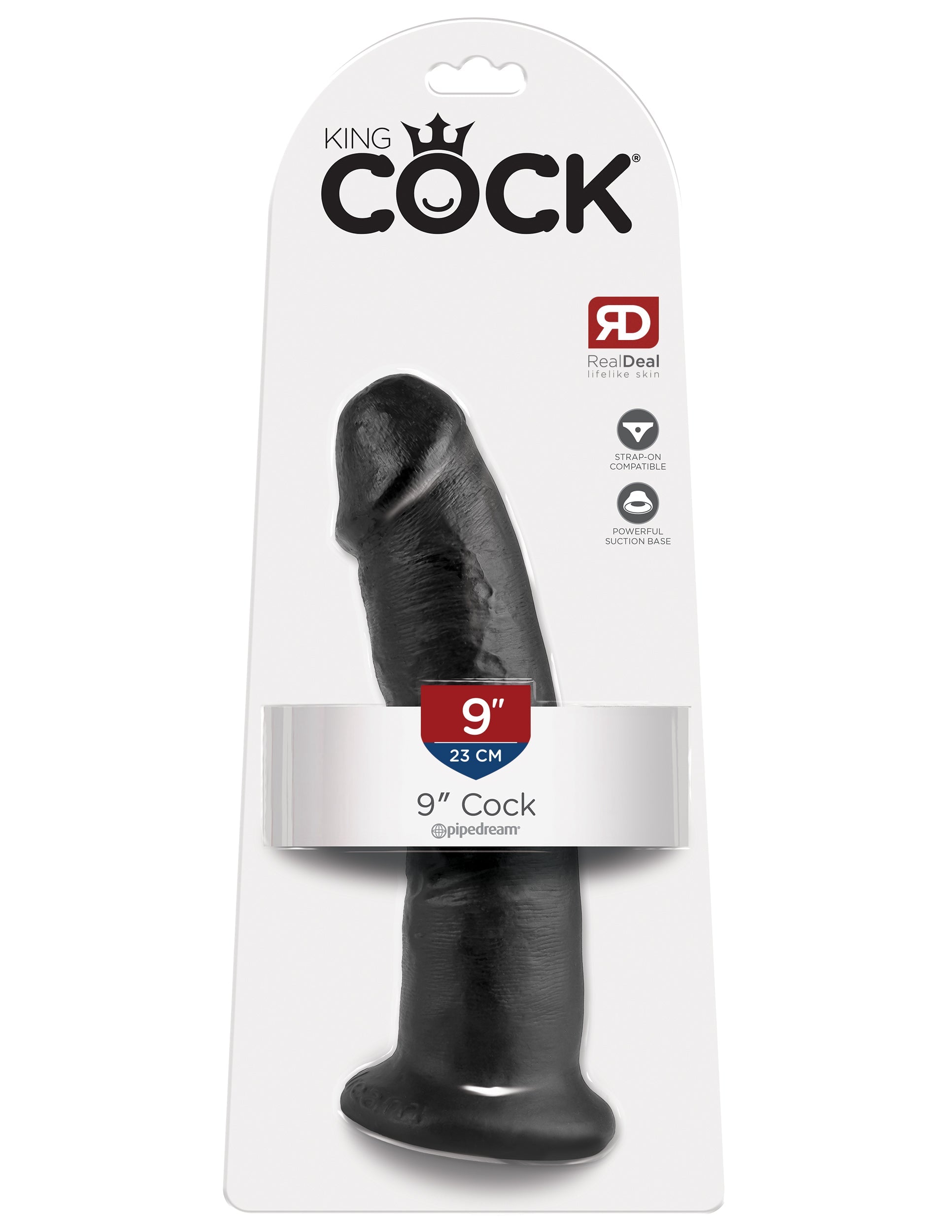 King Cock 9 Inch Realistic Dong with Suction Cup Realistic Dildos