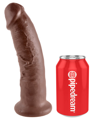 King Cock 9 Inch Realistic Dong with Suction Cup - Realistic Dildos