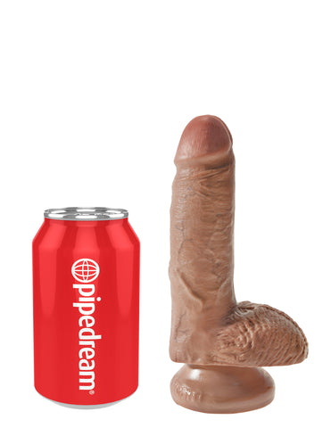 King Cock Realistic Cock with Balls and Suction Cup Base - Realistic Dildos