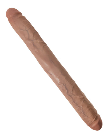 King Cock 16 Inch Thick Double Ender Realistic Dildo - Double Ender