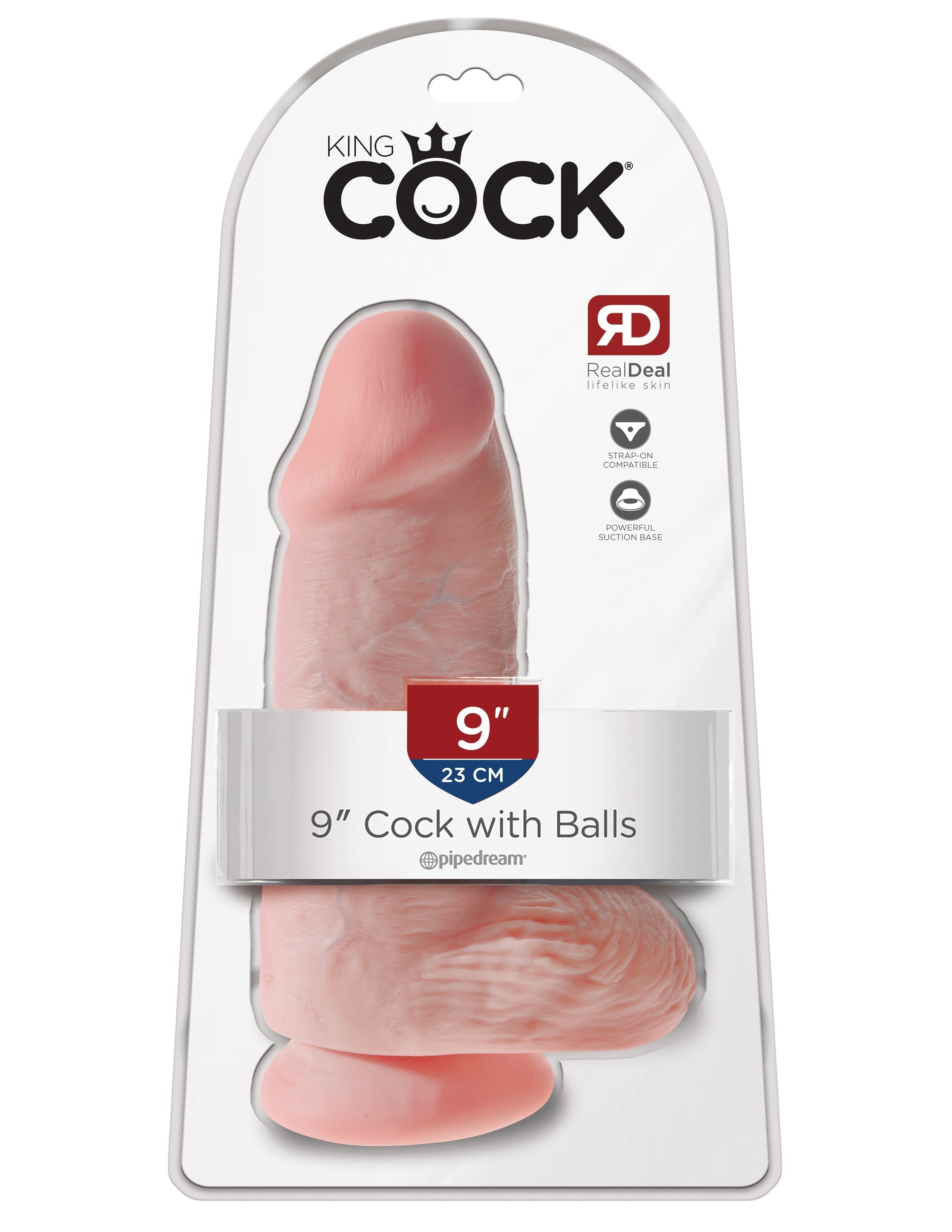 King Cock Chubby 9 Inch Realistic Dildo With Balls Realistic Dildos